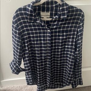 Treasure & Bond Checkered Boyfriend Shirt